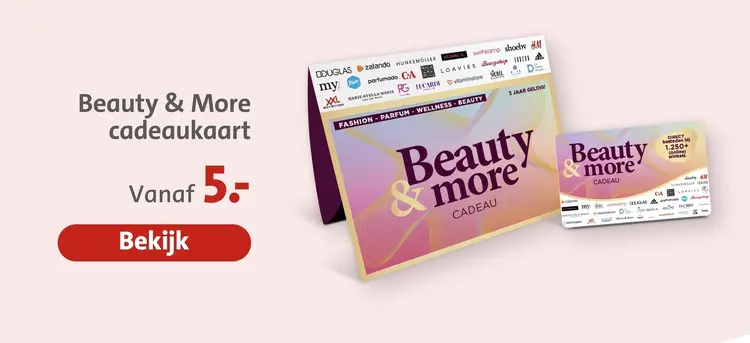 Aanbieding: Beauty & More cadeaukaart