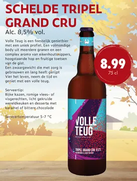 Aanbieding: Schelde tripel grand cru