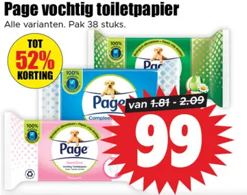 Aanbieding: Vochtig toiletpapier