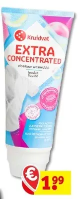Promotie: Extra concentrated vloeibaar wasmiddel