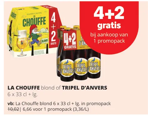 Promotie: Blond of Tripel D'Anvers