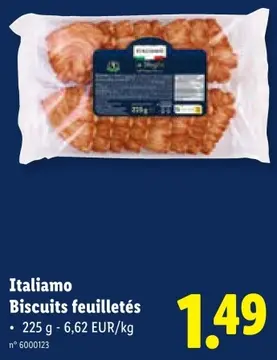 Offre: Italiamo Biscuits feuilletés