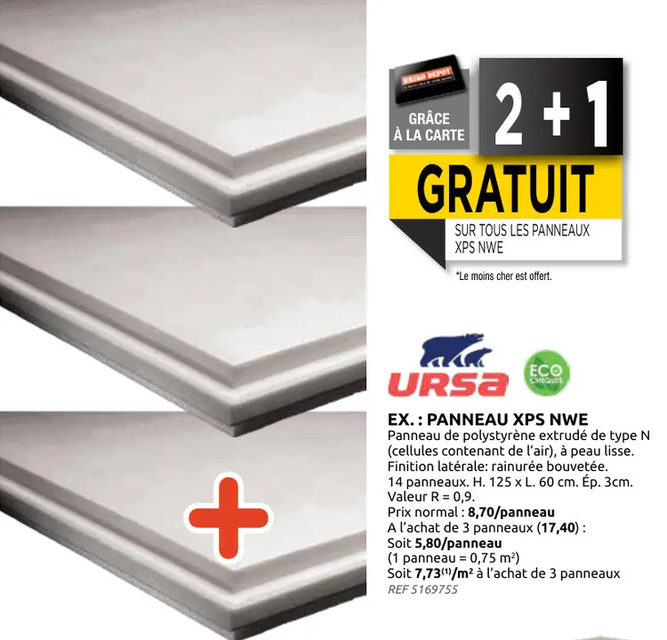 Promotie: Panneau xps nwe