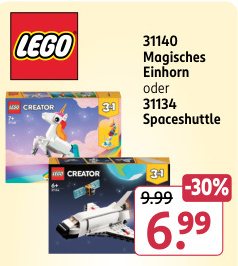 Aanbieding: Magisches Einhorn oder Spaceshuttle