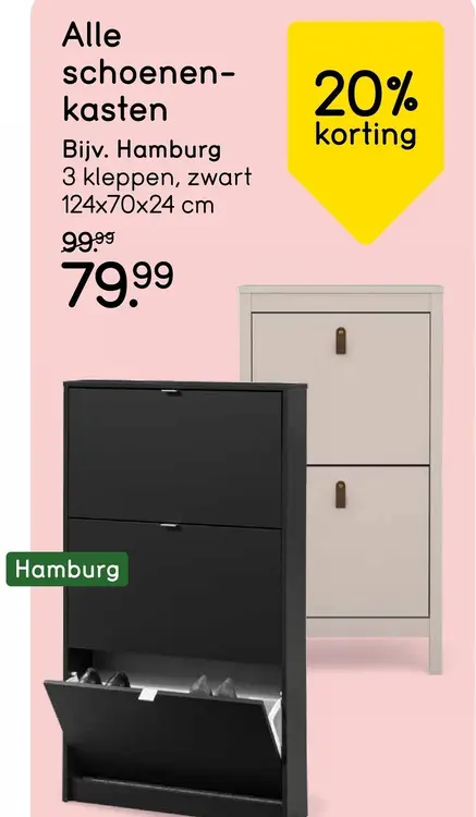 Aanbieding: Schoenenkasten