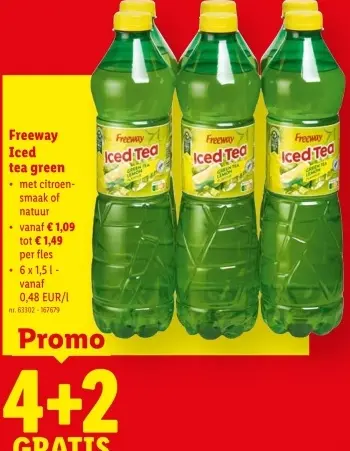 Promotie: Iced tea green