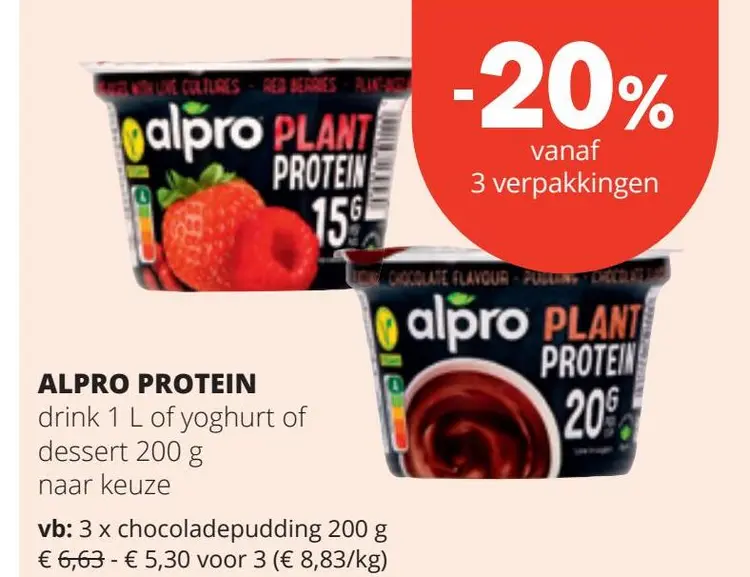 Aanbieding: Alpro protein