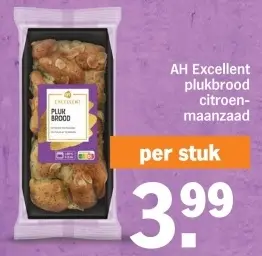 Aanbieding: plukbrood citroen-maanzaad