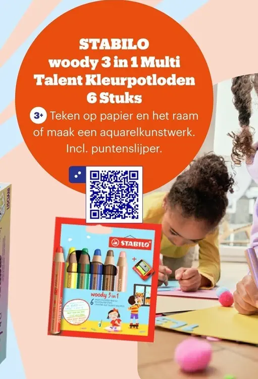 Aanbieding: STABILO woody 3 in 1 Multi Talent Kleurpotlod