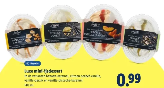 Aanbieding: Luxe mini-ijsdessert