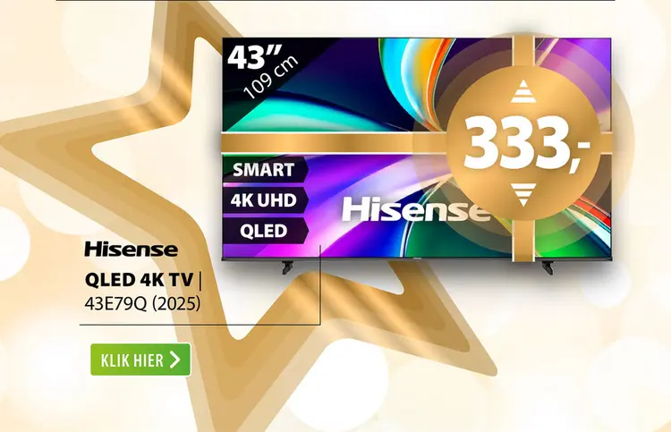 Aanbieding: Hisense QLED 43E79Q (2025)