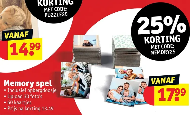 Promotie: Memory spel