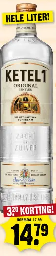 Aanbieding: Ketel 1 Original Jenever