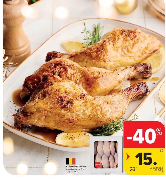 Promotie: Cuisses de poulet