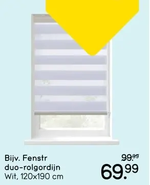 Aanbieding: Fenstr duo-rolgordijn