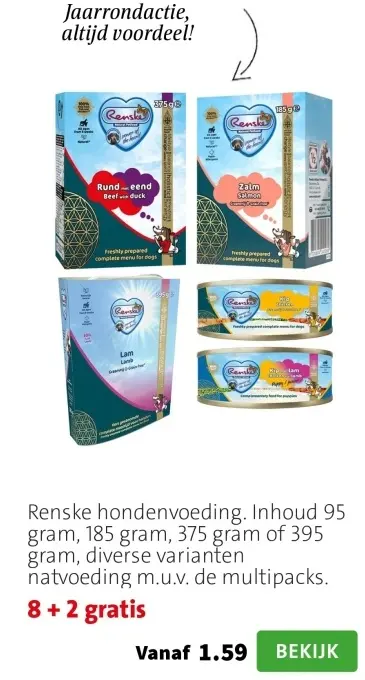 Aanbieding: Renske hondenvoeding
