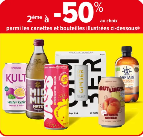 Offre: Parmi les canettes et bouteilles illustrées ci-dessous