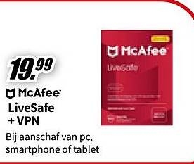 Aanbieding: McAfee LiveSafe + VPN