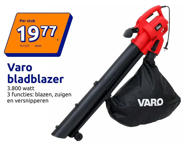 Promotie: Varo bladblazer
