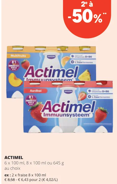 Offre: Actimel