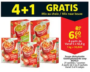 Offre: Soupe déshydratée
