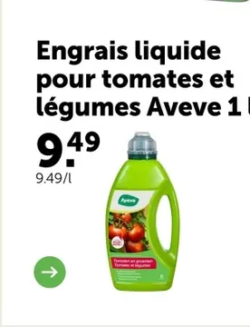 Offre: Engrais Liquide pour tomates