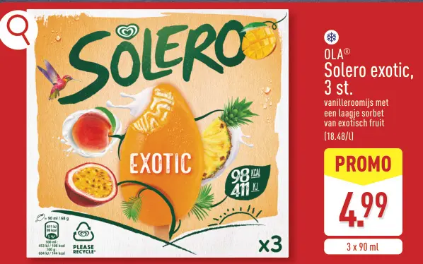 Promotie: Solero exotic