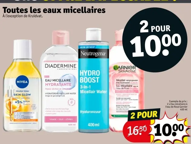 Offre: Eaux micellaires