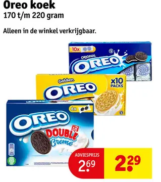 Aanbieding: Oreo koek