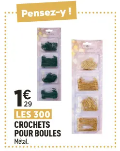 Offre: Crochets pour boules