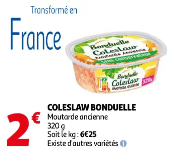 Promotie: Coleslaw