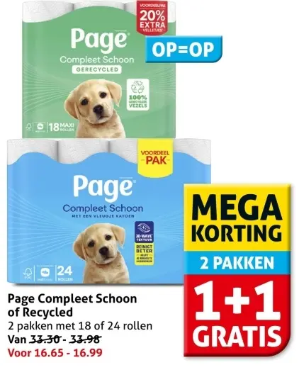 Aanbieding: Compleet Schoon of Recycled