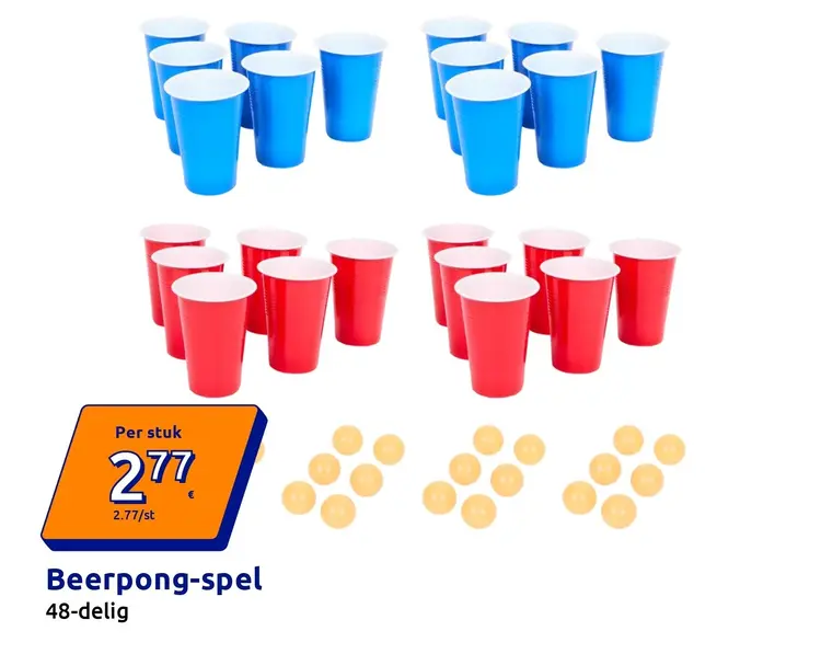 Promotie: Beerpong-spel
