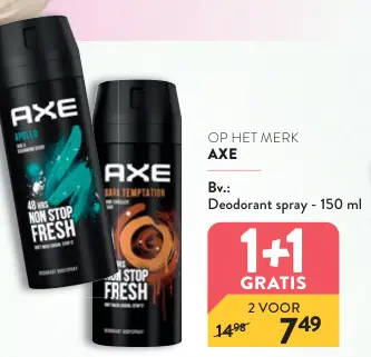Promotie: Deodorant spray