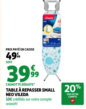 Offre: Table à repasser small neo