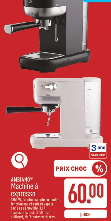 Offre: Machine à expresso