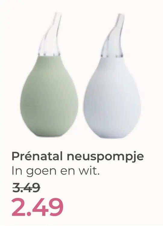 Aanbieding: Neuspompje