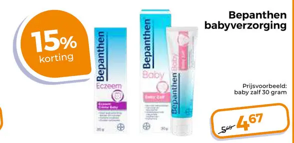 Aanbieding: Bepanthen babyverzorging