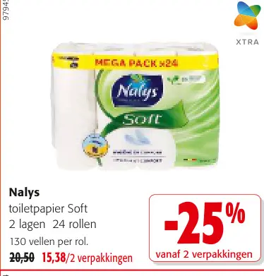 Promotie: toiletpapier Soft