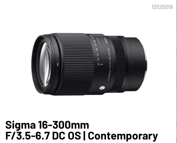 Promotie: Sigma 16-300mm F/3.5-6.7 DC OS | Contemporary