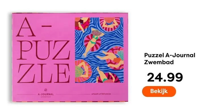Aanbieding: Puzzel A-Journal Zwembad