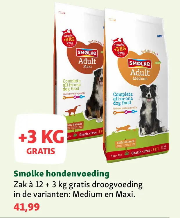Aanbieding: hondenvoeding