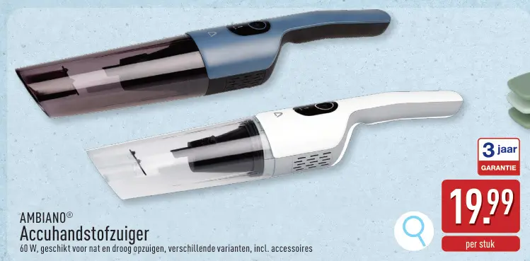 Promotie: Accuhandstofzuiger