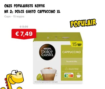 Aanbieding: Dolce gusto cappuccino xl