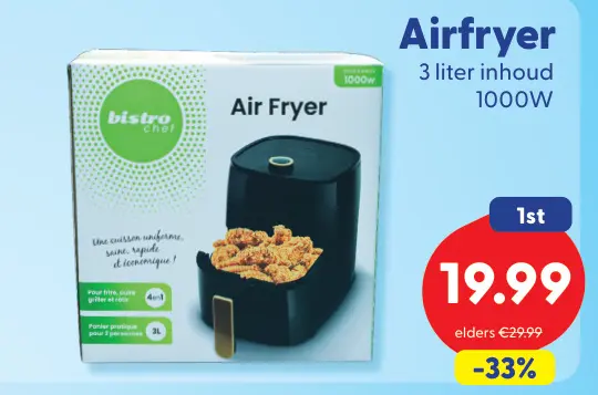 Aanbieding: Airfryer