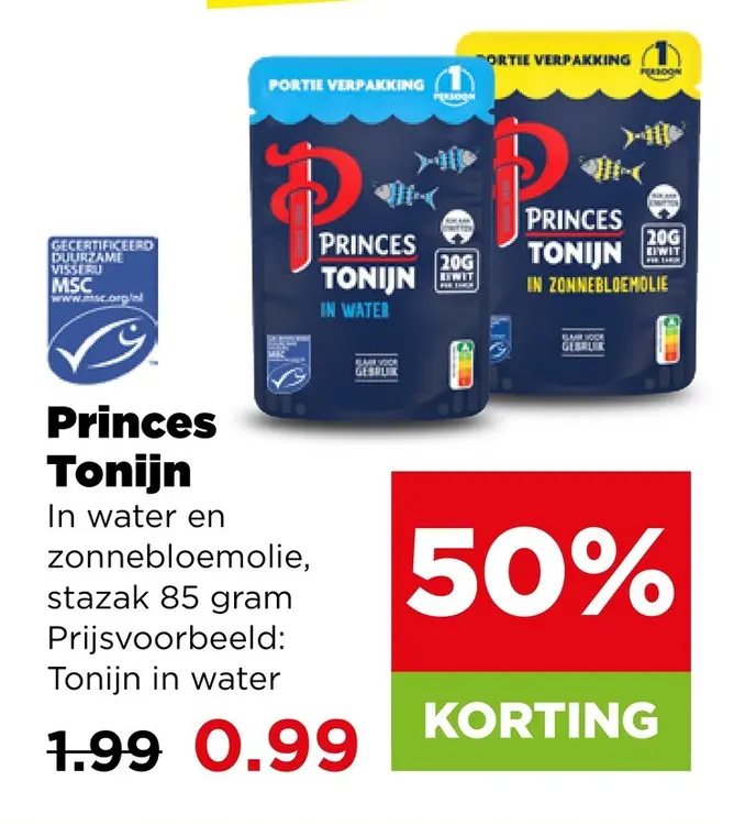 Aanbieding: Princes Tonijn