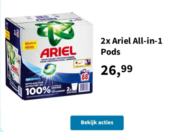 Promotie: Ariel All-in-1 Pods
