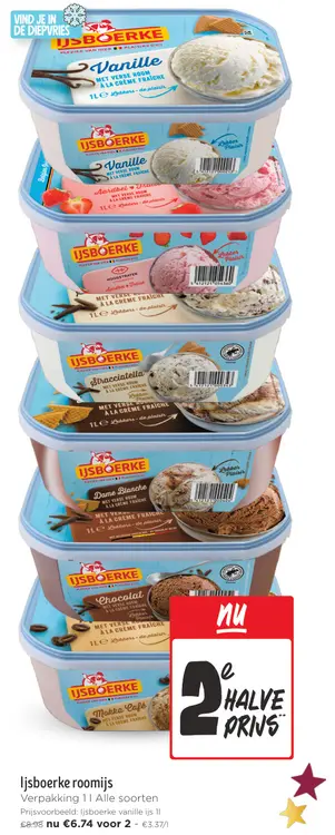 Promotie: Ijsboerke roomijs