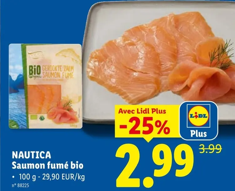 Offre: Saumon fumé bio