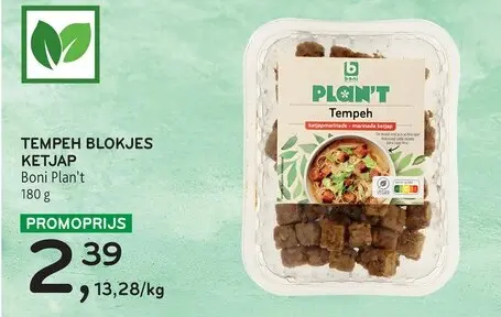 Promotie: Tempeh blokjes ketjap